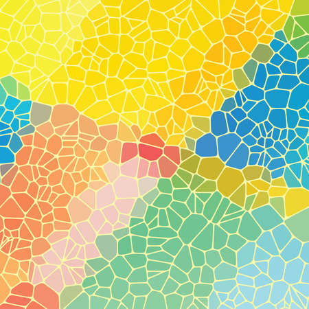 Background from colorful geometrical figures. Simple elements of design for creation of more difficult ideas.のイラスト素材