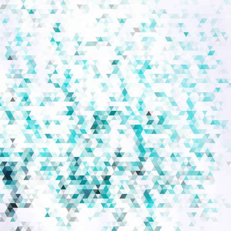triangular blue background. abstract vector graphics