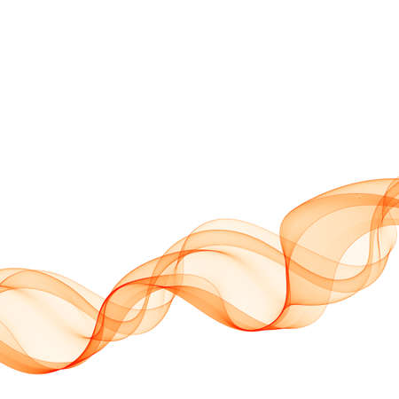 orange abstract wave. vector image. presentation templateのイラスト素材