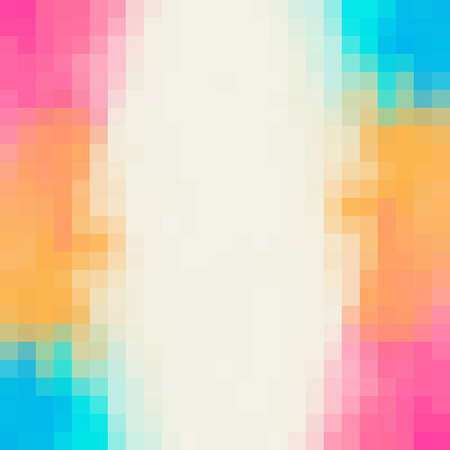 Pixel art background. illustration. Abstract pink square pixel pattern. Mosaic backgroundのイラスト素材