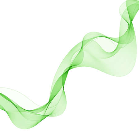 green vector wave. abstract backgroundのイラスト素材