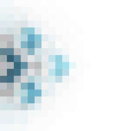 Abstract background of blue squares. Geometric mosaic.