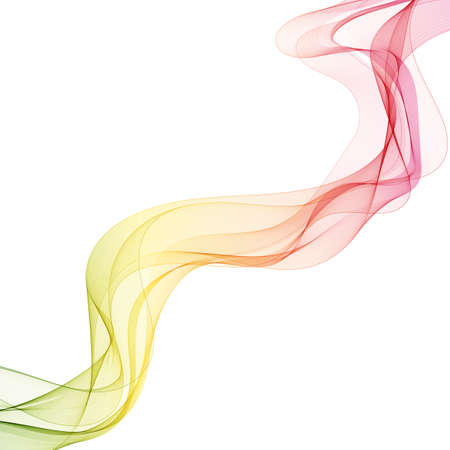 colorful abstract wave. vector pattern. color lines. layout for presentation, advertising bannerのイラスト素材