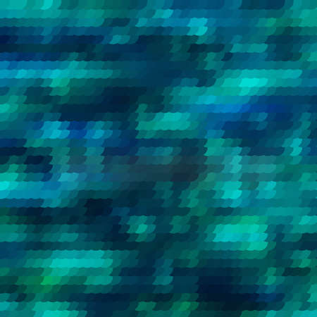 Blue Mermaid tail. Geometric background. Vector abstract illustration