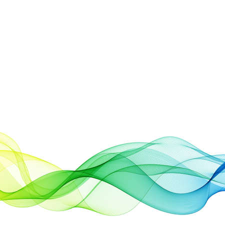 colorful abstract wave. layout for presentationのイラスト素材