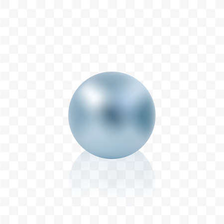 Pearl blue pearls. Decor element for decoration. Beauty and fashion.のイラスト素材