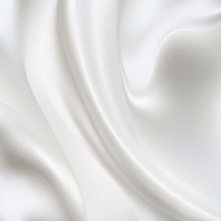 Crumpled silk fabric. Beauty and fashionのイラスト素材