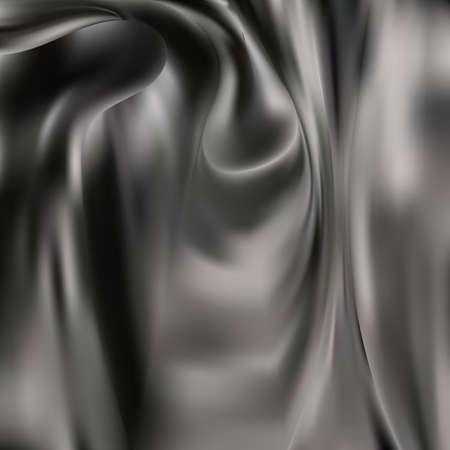 Black 3d fabric. Abstract background. Design elementのイラスト素材