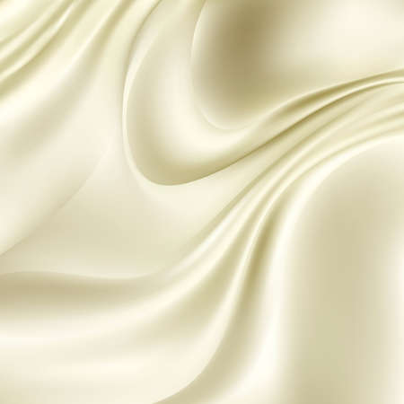 Milky wrinkled cloth. Modern design element.のイラスト素材