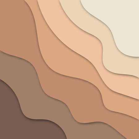 Abstract vector background. Paper cat. Geometric illustration.のイラスト素材