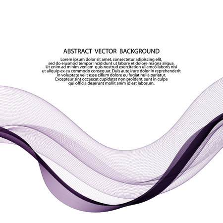 Blue abstract wave. Vector stylish background. design element.のイラスト素材
