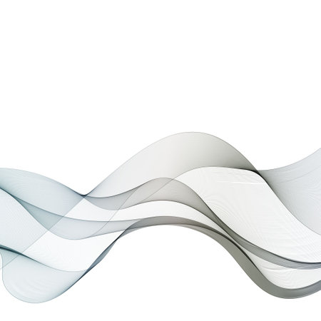 Colored wave pattern. Vector modern wave. Decor element. Background decoration. Layout for advertising. Presentation template.のイラスト素材