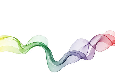 Color wave. layout for advertising. cover background. Presentation template.のイラスト素材