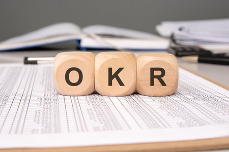 A Comprehensive Guide to Understanding the OKR Objectives and Key Results Framework for Successの写真素材