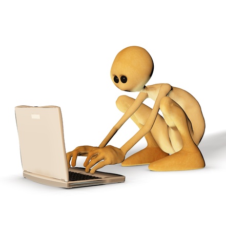 laptopの写真素材