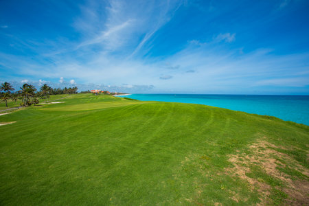 Golf course, Varadero, Cubaの写真素材