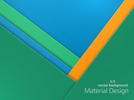 Abstract vector background.  Overlapping paper. Material Design style.  Vector design.   4:3のイラスト素材