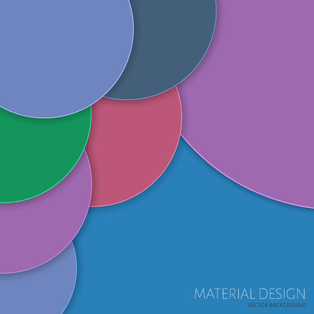 Modern material design background. Vectorのイラスト素材