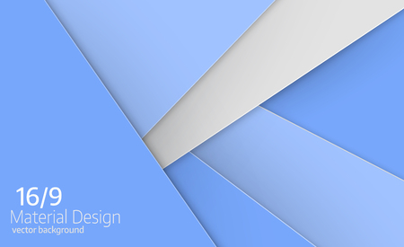 Abstract vector background. Material Design style.16:9のイラスト素材