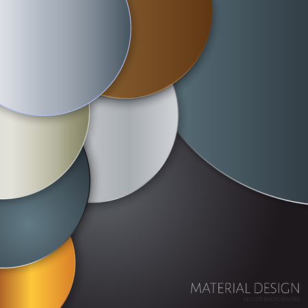 Modern material design background. Vectorのイラスト素材