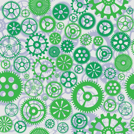 Machine Gear Wheel Cogwheel Seamless Pattern Background. Vector illustration. EPS10のイラスト素材