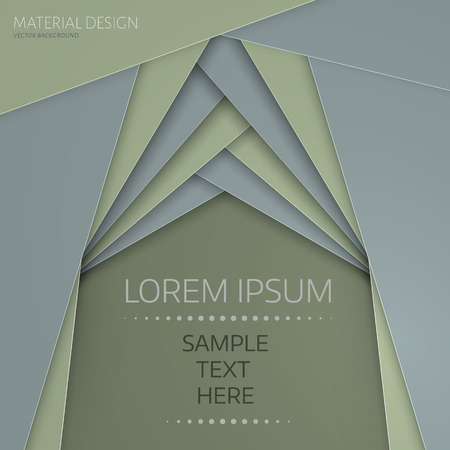 Colorful curtains drapes in material design style. Vector illustration. 
Invitation card templateのイラスト素材