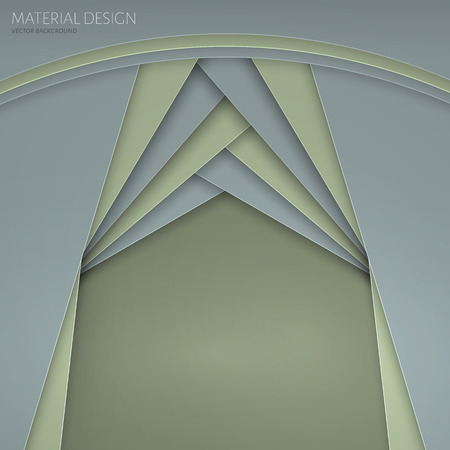 Colorful curtains drapes in material design style. Vector illustration. 
Invitation card templateのイラスト素材