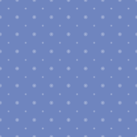 Blue seamless snowflake pattern. Vector Design.のイラスト素材