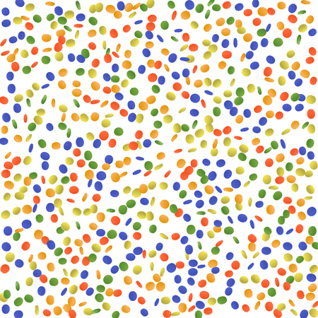 Colorfull confetti vector seamless  background. Vector designのイラスト素材
