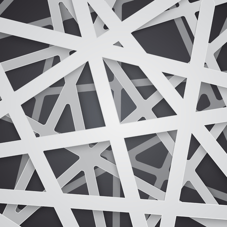 Overlapping grid.   Abstract vector design.のイラスト素材