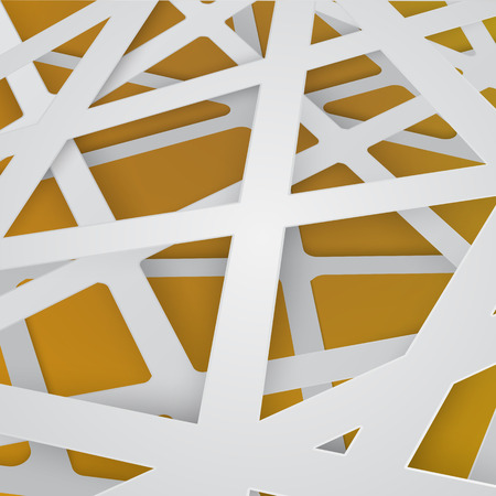 Overlapping grid.   Abstract vector design. Perspective viewのイラスト素材