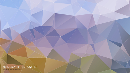 Abstract Triangle Geometrical Multicolored Background, Vector Illustration of  landscape EPS10.のイラスト素材