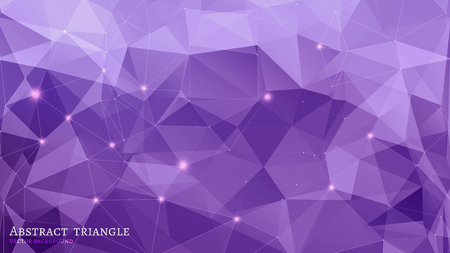 Abstract Triangle Geometrical purple Background, Vector Illustration EPS10のイラスト素材