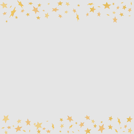 
Confetti cover from gold stars.  Design element, special effect on white background.のイラスト素材