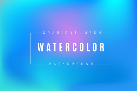 Abstract multicolored bright gradient mesh background. Flow of multicolored watercolor. Modern trendy design. Template for banners, posters and other promotional products.のイラスト素材
