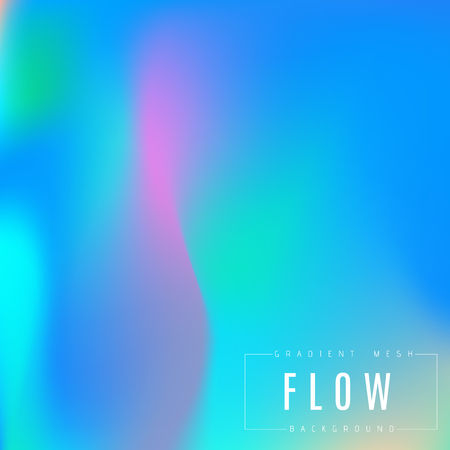 Abstract multicolored bright gradient mesh background. Flow of multicolored watercolor. Modern trendy design. Template for banners, posters and other promotional products.のイラスト素材