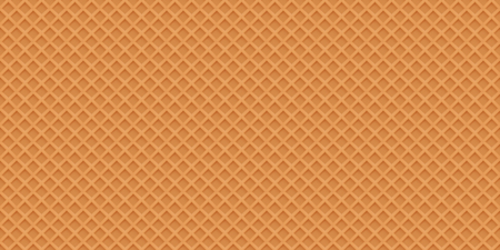 Waffles realistic vector seamless texture. Template for advertising design Sweet and delicious food.のイラスト素材
