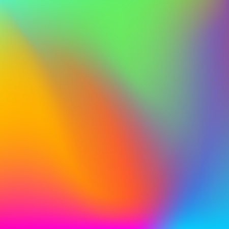 Bright colors gradient background. Smooth blend banner template Colorful rainbow gradientのイラスト素材