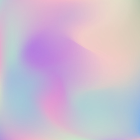 Abstract holographic iridescent foil texture Modern style trends 80s 90s. Holographic foil vectorのイラスト素材