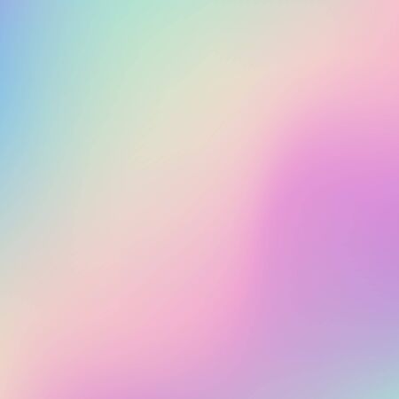 Abstract blurred Holographic gradient  background  Modern minimal design. Iridescent   backdrop for creative projectのイラスト素材