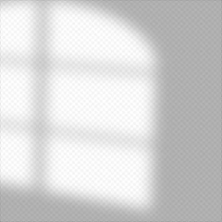 Shadow overlay effect. Soft light and shadows from window.のイラスト素材