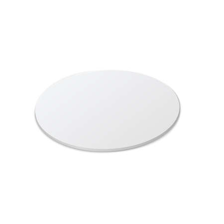 Circle beermat, bierdeckel isolated on white background with shadowのイラスト素材