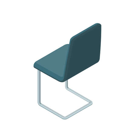 Office modern chair. Isometric element of modern office or living space interior.のイラスト素材