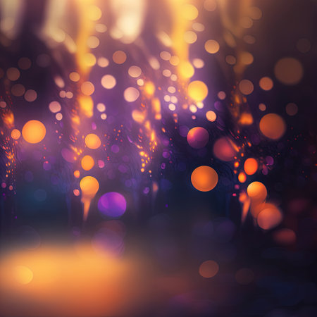 Abstract background with bokeh defocused lights. vector illustration.の素材