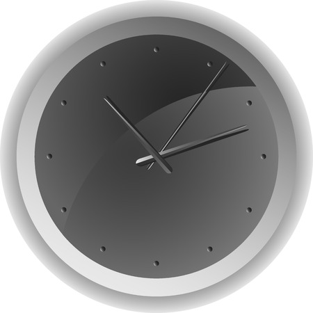 Analog clock. Minimum design. のイラスト素材