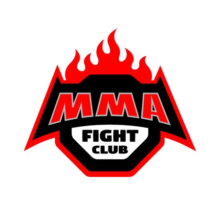 MMA fight club, logo.のイラスト素材