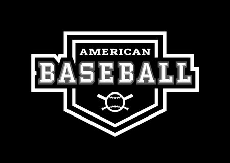 Baseball logo, emblem.のイラスト素材