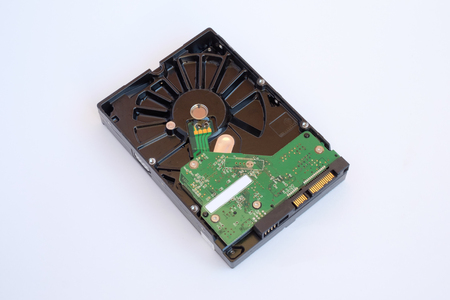 Hard disk drive isolated on a white background. HDDの写真素材
