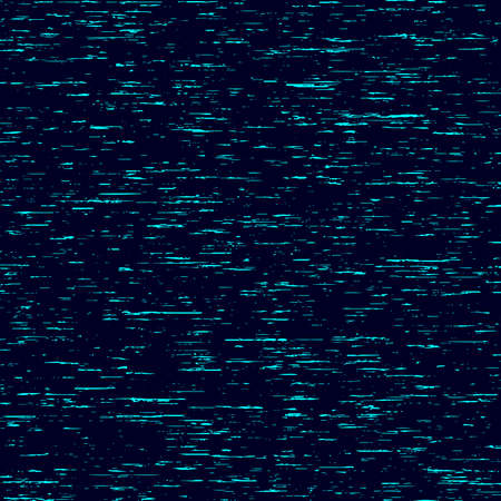 Abstract glitch background. Halftone pattern with noise effect. Broken computer code. Blue vector texture on black background.のイラスト素材