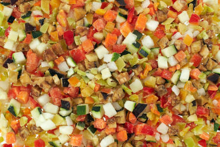 frozen mixed vegetablesの写真素材